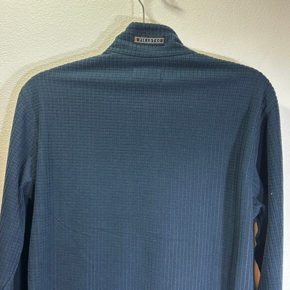 Southern Marsh Fieldtec Shirt Mens XS Waffle Knit Fleece Navy 1/4 Zip - Picture 3 of 6